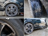 オリジナルカラーバルベロディープスアルミホイールにグットイヤーナスカータイヤ17インチを装備してます！