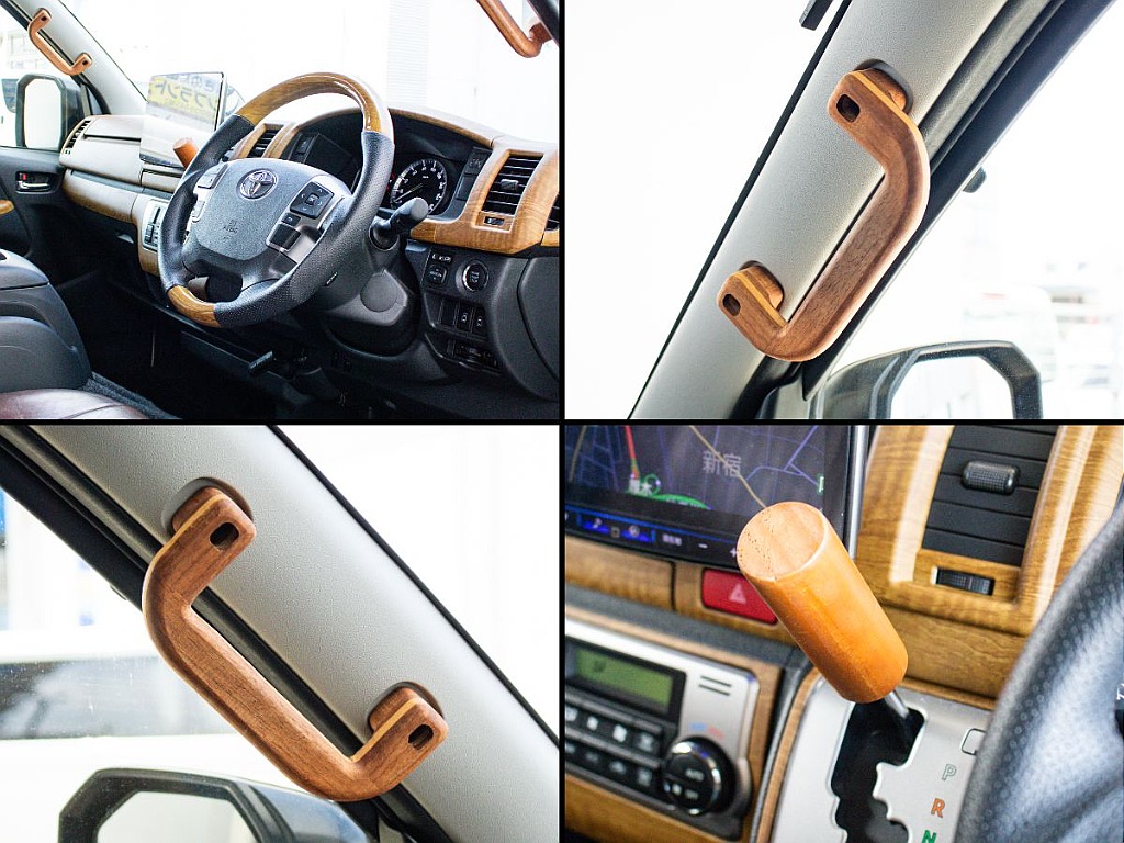 運転席周りなどおしゃれに仕上がってます！