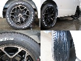 オリジナルカラーバルベロスタイリングヘックスにグットイヤーナスカータイヤ17インチを装備してます！