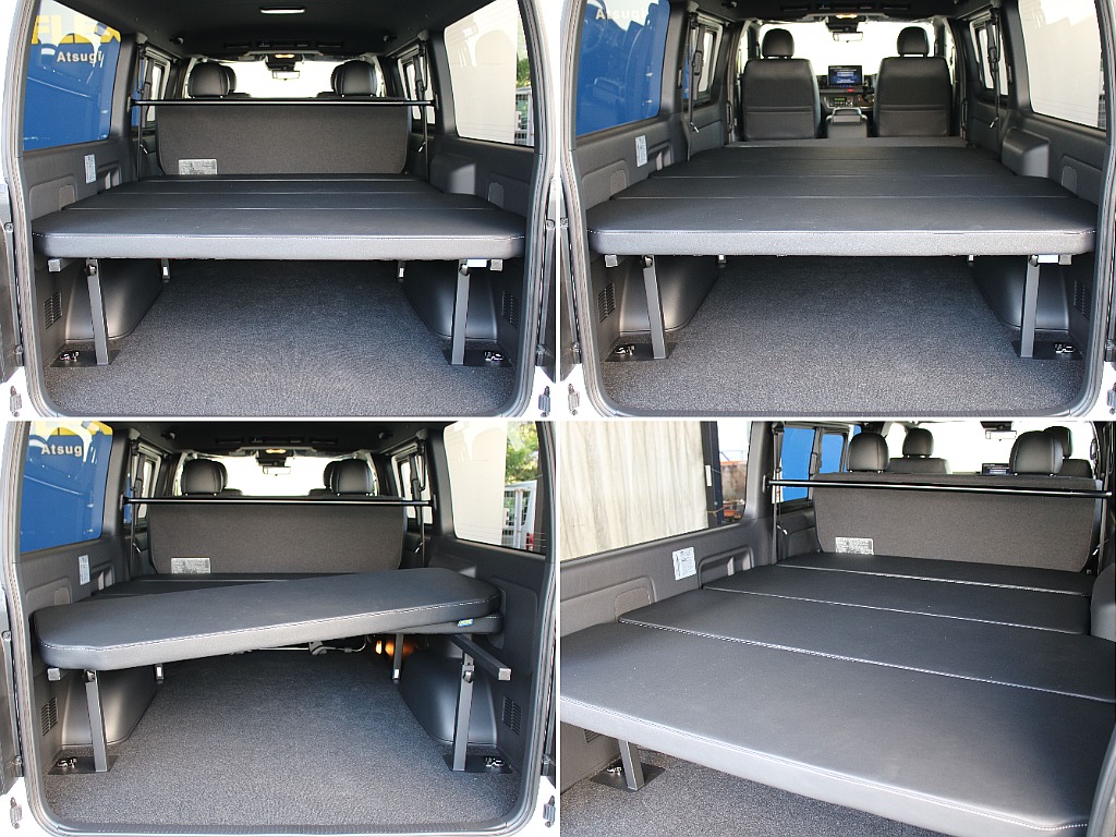 オリジナルベッドキットtype2を装備してます！車中泊などもお楽しみください！