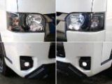 LEDヘッドライトのインナーをマッドブラック塗装してます！