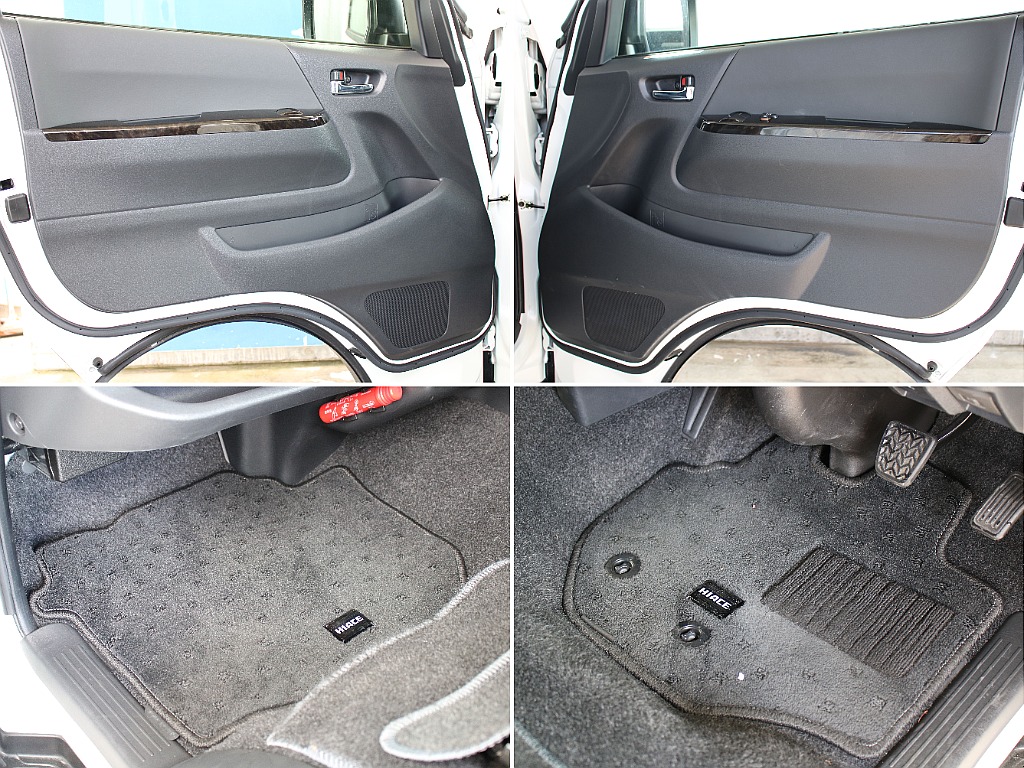 運転席・助手席の足元状態良好です！