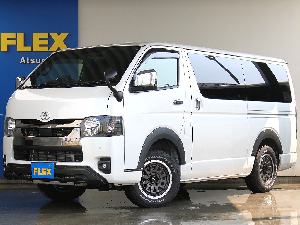 R4年式　ハイエースバン　S-GL　ダークプライムⅡ　2.8L　ディーゼル4WD　UIビークル製ベッドキット装備！