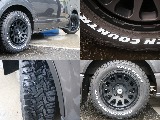 デルタフォースアルミホイールにトーヨーオープンカントリータイヤ16インチを装備してます！