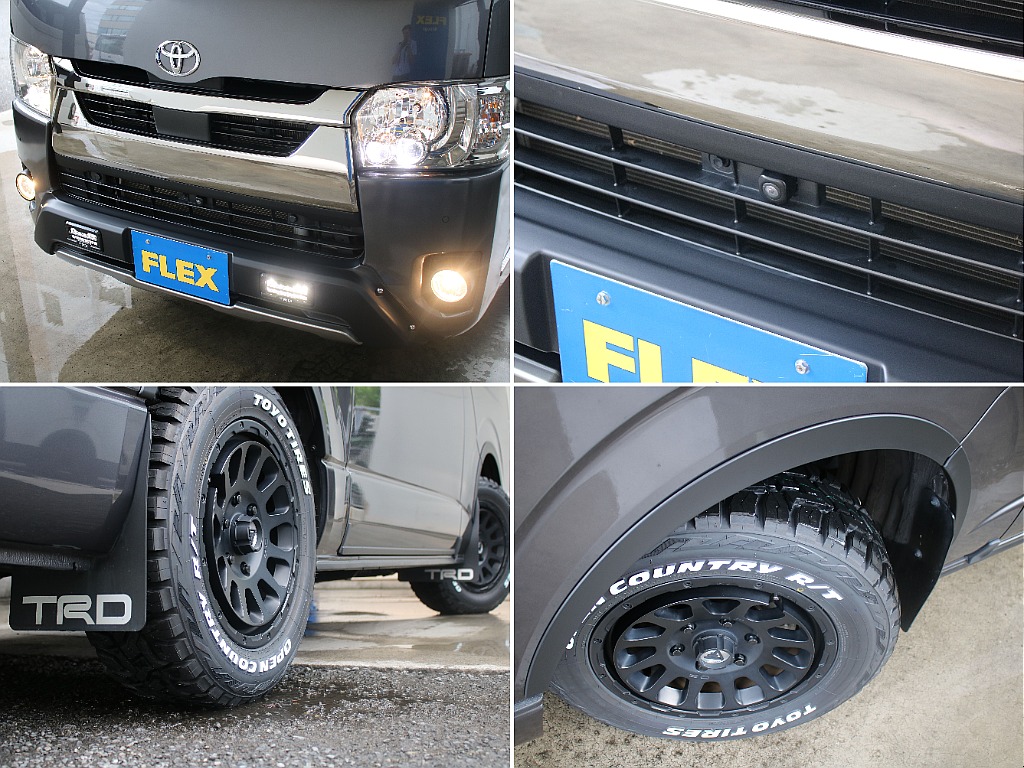 TRD製のパーツなど外装もこだわった1台に完成してます！