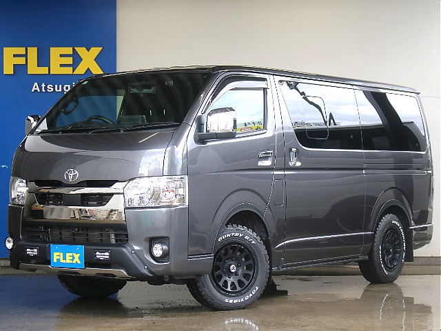 R3年　ハイエースバン　S-GL　ダークプライムⅡ　ディーラー4WD　希少カラーグレーメタリック！メーカーオプション搭載車両！