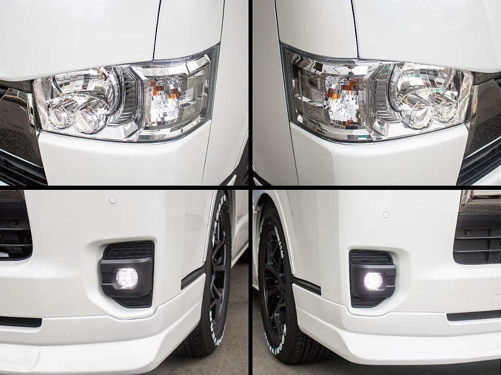 LEDヘッドライトに純正LEDフォグランプになります！