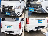 TRD製のデイライト付きオフロードバンパーやリアバンパースポイラーまで装備してます！