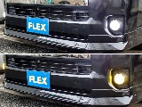 LEDフォグランプは色の切り替えが可能です！オリジナルのフロントスポイラーも装備してます！