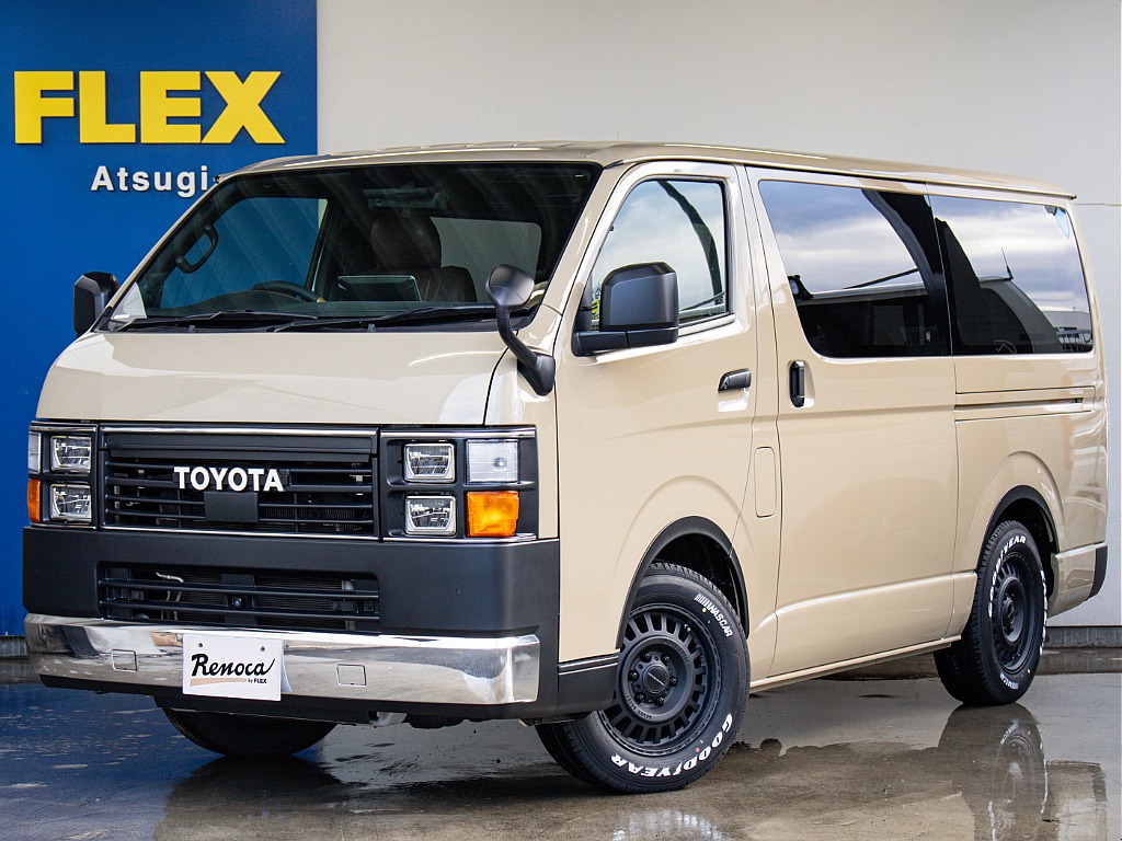 R5年式　ハイエースバン　S-GL　ダークプライムⅡ　ガソリン2ＷＤ　RenocaCoastlines角目！