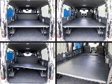 社外の4分割ベッドキット搭載！キャンプや車中泊もお楽しみ頂けます！