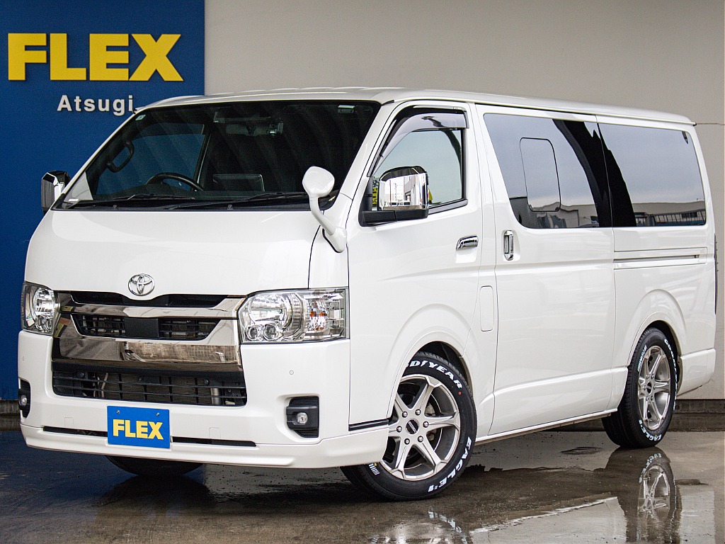 R4年式　ハイエースバン　S-GL　ダークプライムⅡ　2.8L　ディーゼル2WD　足回り強化パーツも装備！