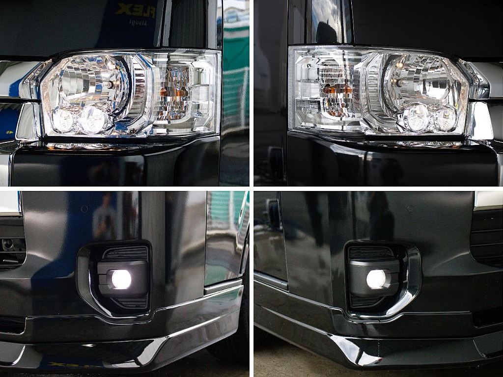 LEDのヘッドライトとなっております！