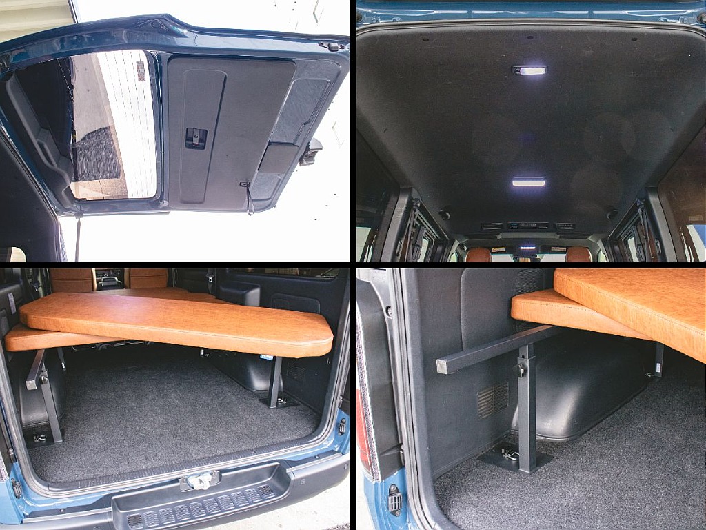 LEDルームライトが装備されているので、車内も明るく照らしてくれます！