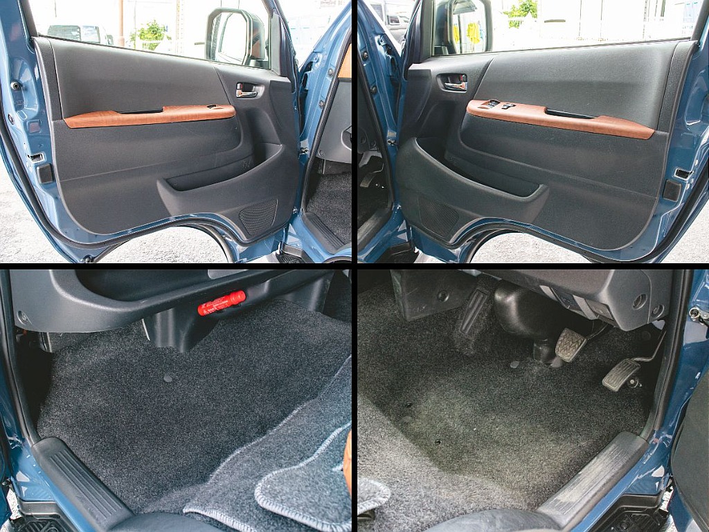 ドアの内側部分にも収納スペースがあります！