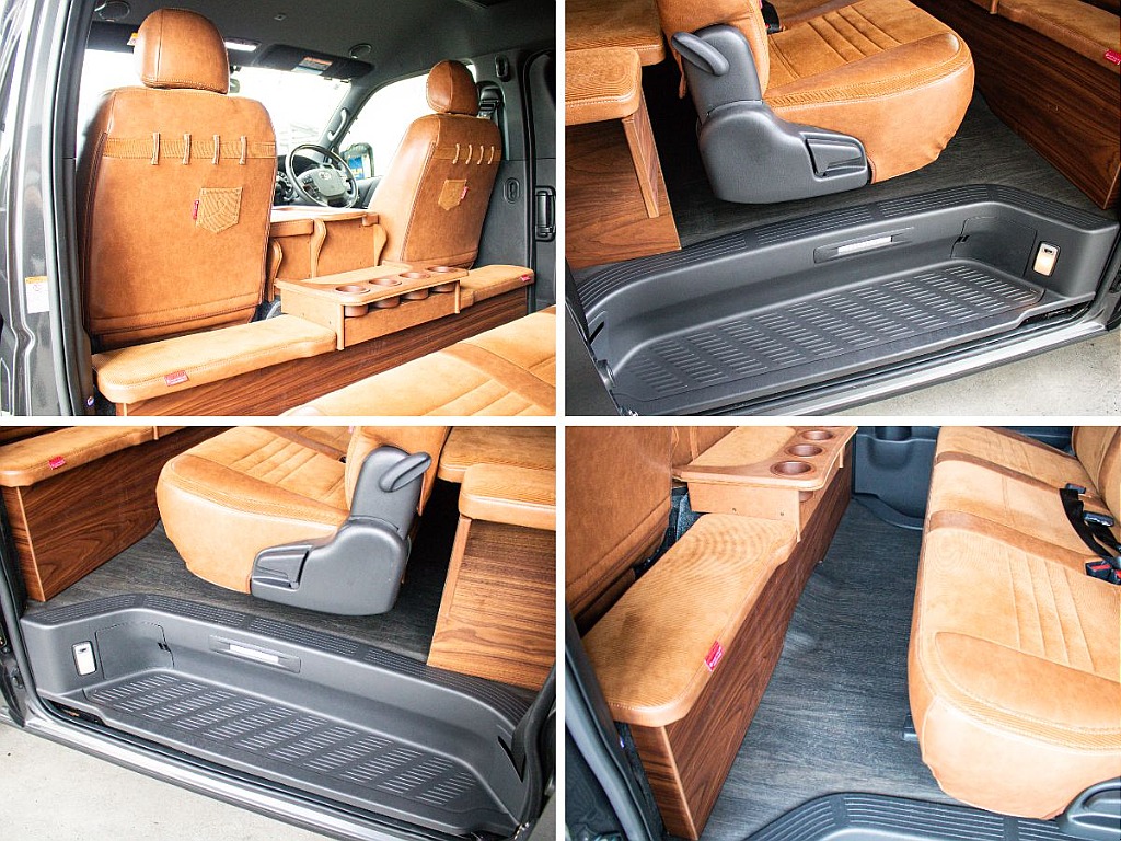 2列目に乗車する方たちもセカンドテーブルがあるので快適にお過ごしいただけます！