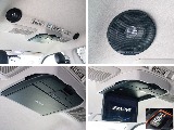 12.8インチのフリップダウンモニター搭載！後ろの方たちもテレビなどご視聴頂けます！