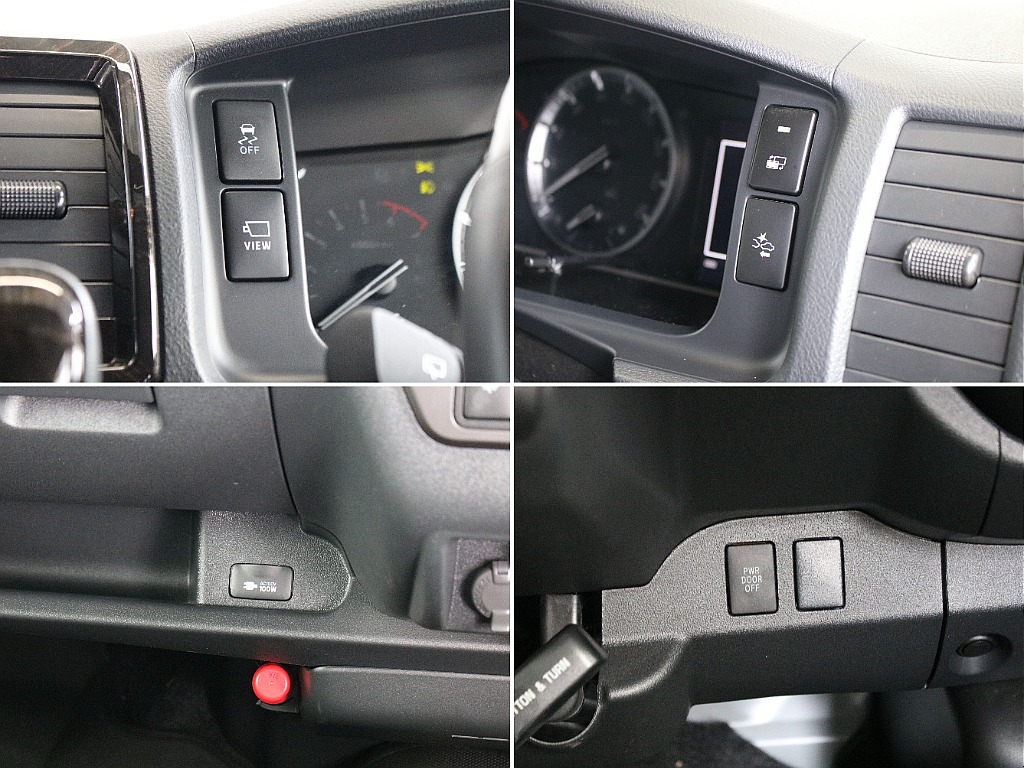 運転席周りの操作スイッチになります！