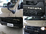 横文字TOYOTAが特徴的なグリルを装備してます！
