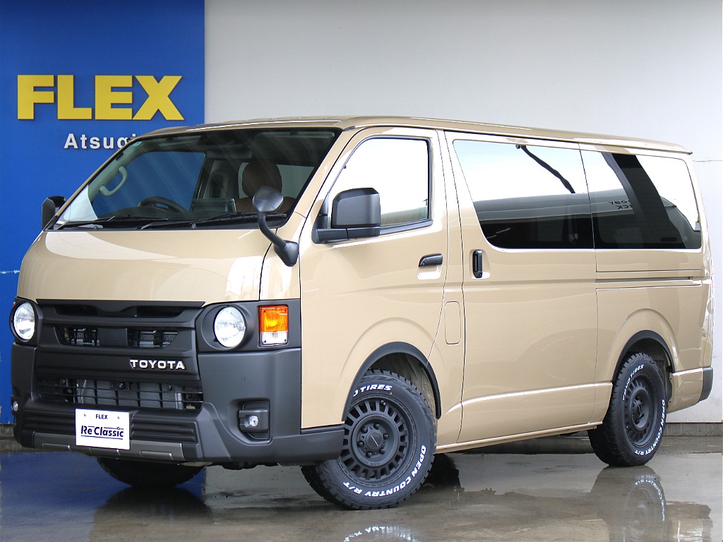 R7年式　ハイエースバン　S-GL　アースカラーパッケージ　ディーゼル2WD　Reclassicキット丸目！