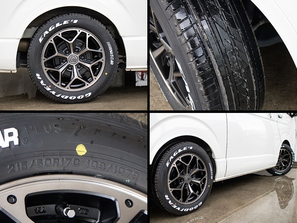 バルベロスタイリングヘックスアルミホイールにグッドイヤーナスカータイヤをインストールしております！