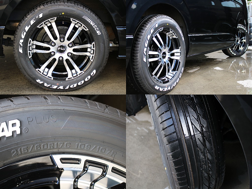 オリジナルのDelf02アルミホイールにグッドイヤーナスカータイヤどちらも新品で装備してます！