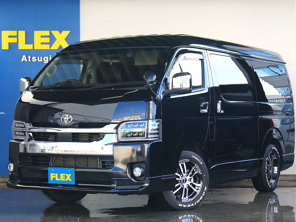 R4年式　ハイエースワゴン　GL　2.7L　ガソリン4WD　10人しっかり乗れる純正配列！Valenti6眼ヘッドライト装備！