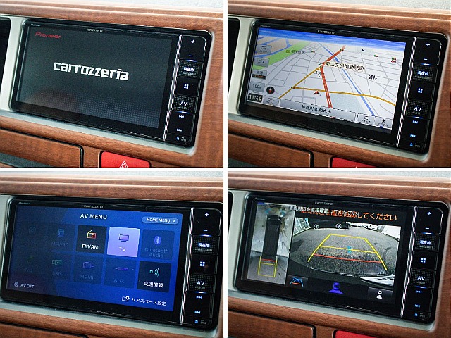 カロッツェリアの７インチナビを装備しております！