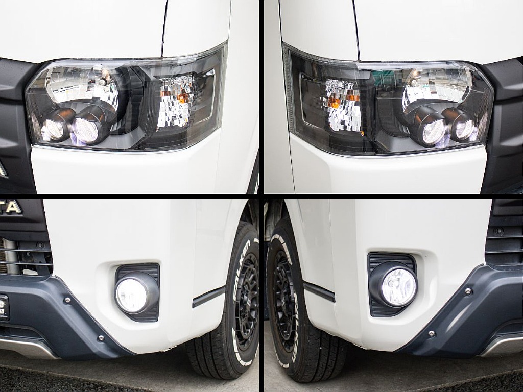 ヘッドライトインナーブラック塗装をしております！