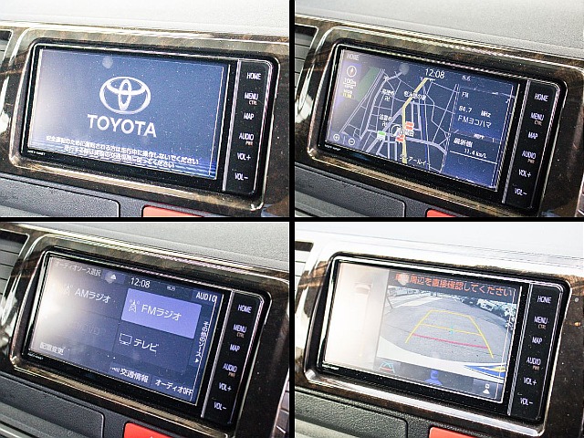 トヨタ純正の7インチナビ装備しております!