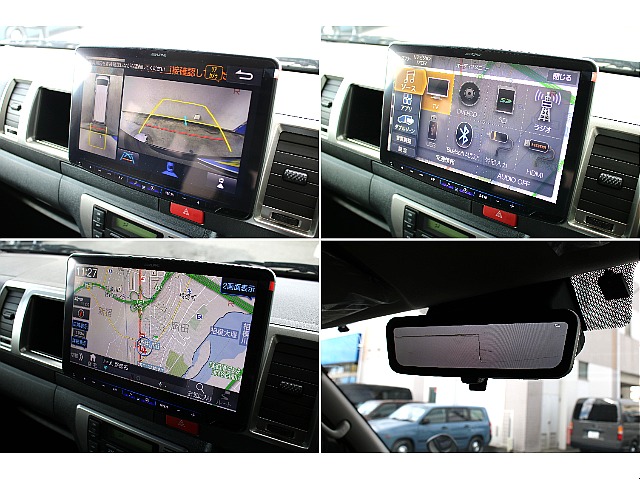 BIG-X大画面ナビ装備！CDやDVDもご使用いただけます！