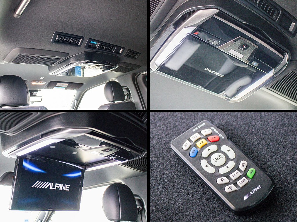 フリップダウンモニターも装備しておりますので後方の方もお楽しみいただけます！