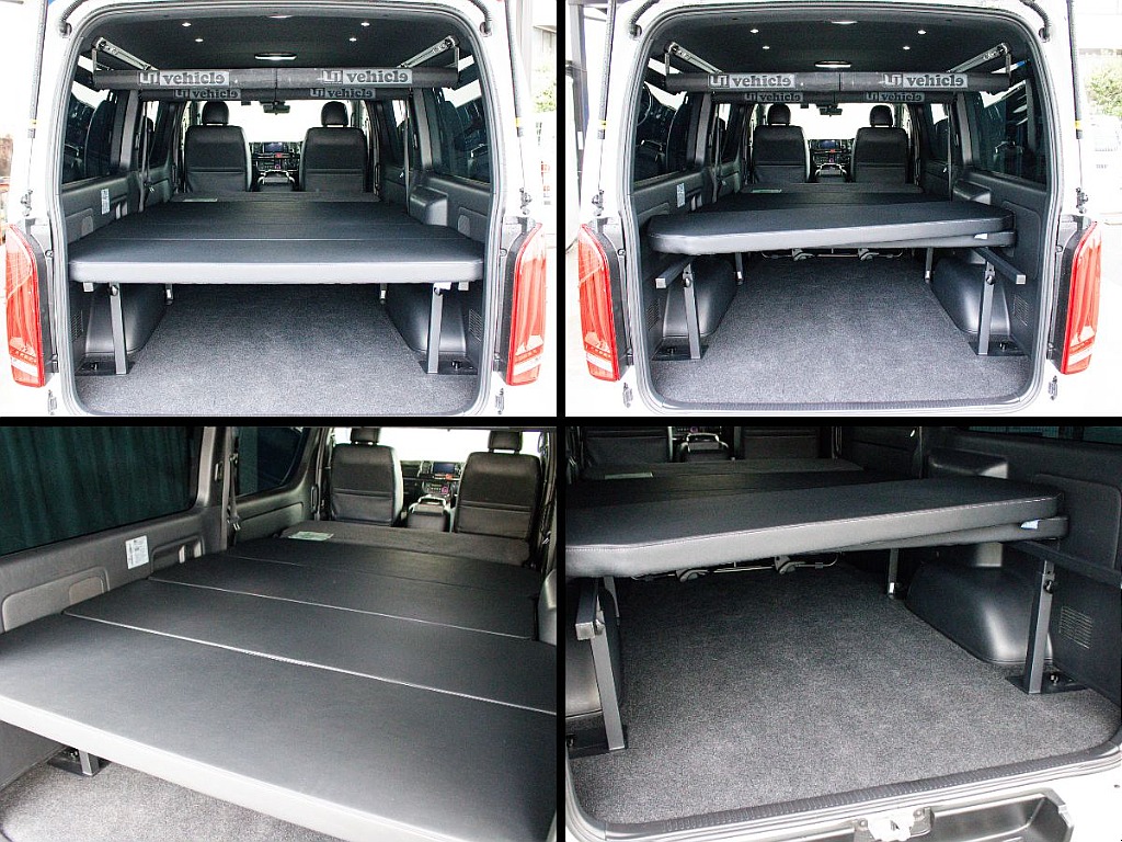 オリジナルのベッドキットType2装備してます！車中泊などでもご使用頂けます！