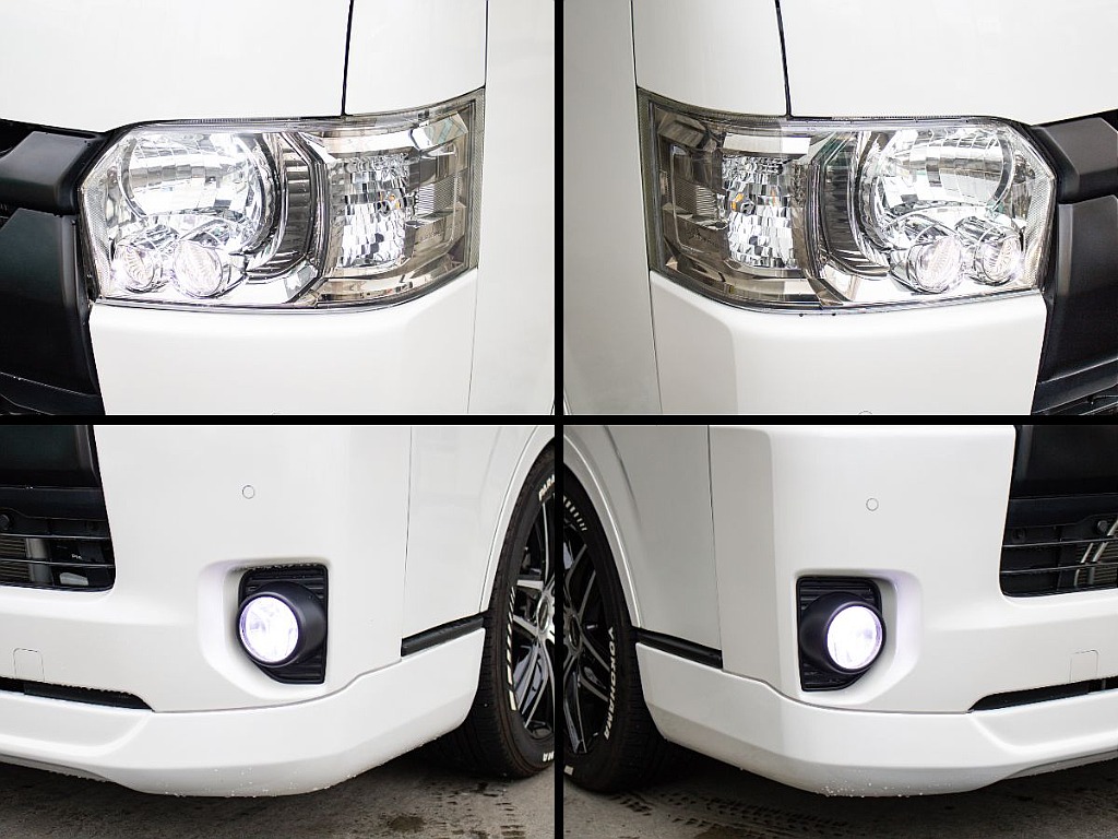 ヘッドライトの全てのバルブがLEDに変わってます！