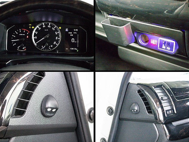 USBのポートとシガーソケットも付いてます！