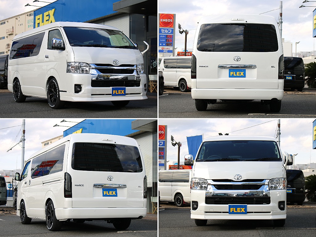 ローダウン仕様のスタイリッシュな外装に仕上げてます！