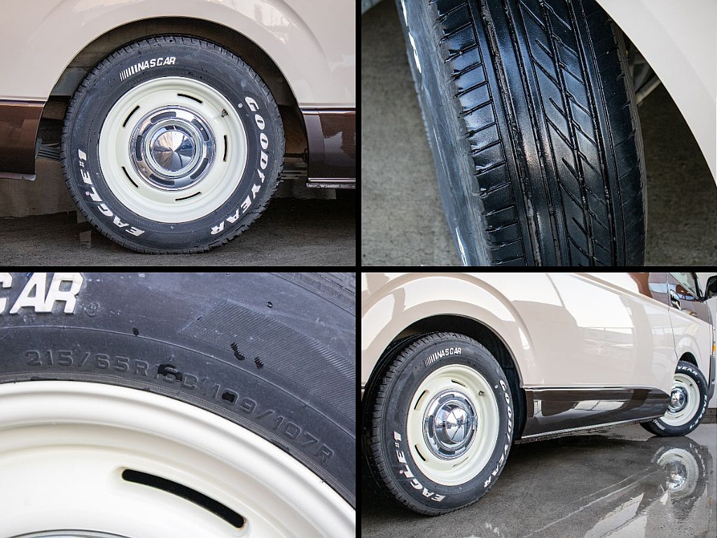 DEANクロスカントリーアルミホイールにグッドイヤーナスカータイヤが装備されております！