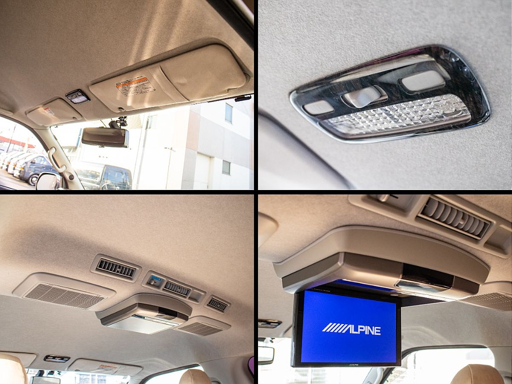 後席用フリップダウンモニターも装備されております！