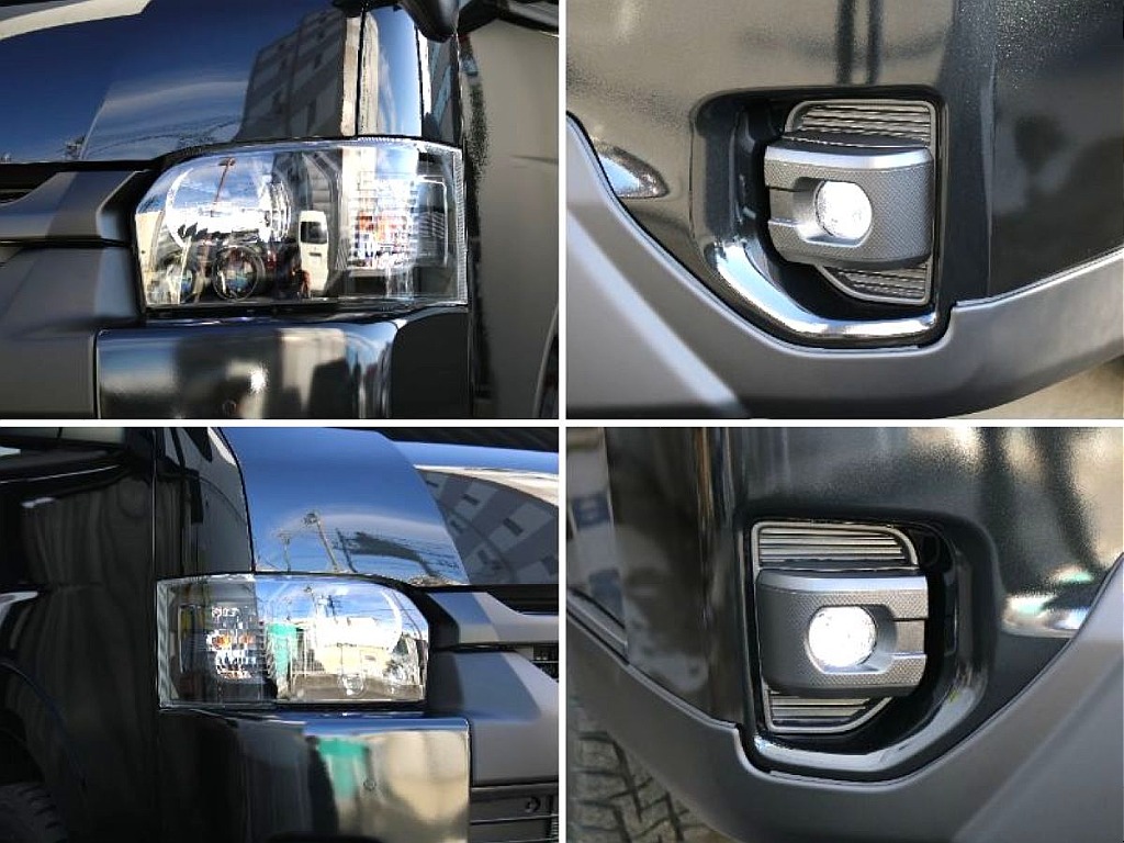 ヘッドライトインナーブラック塗装をしております！