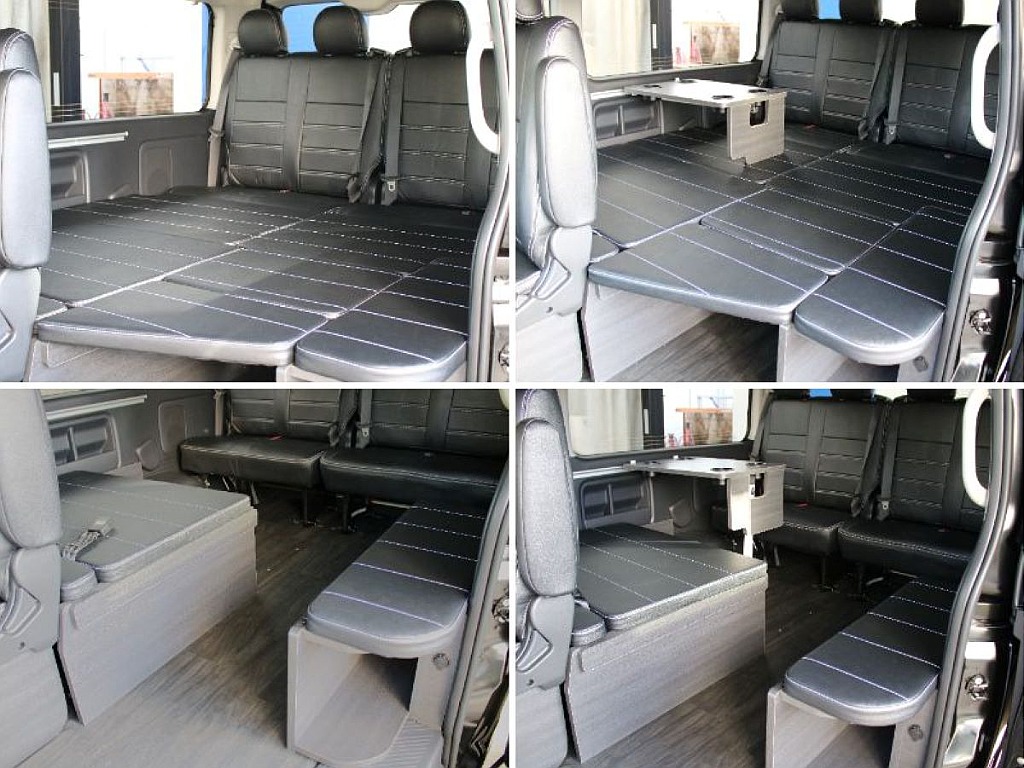 オリジナルシートアレンジVer.1！広々とした就寝スペースも確保できております！