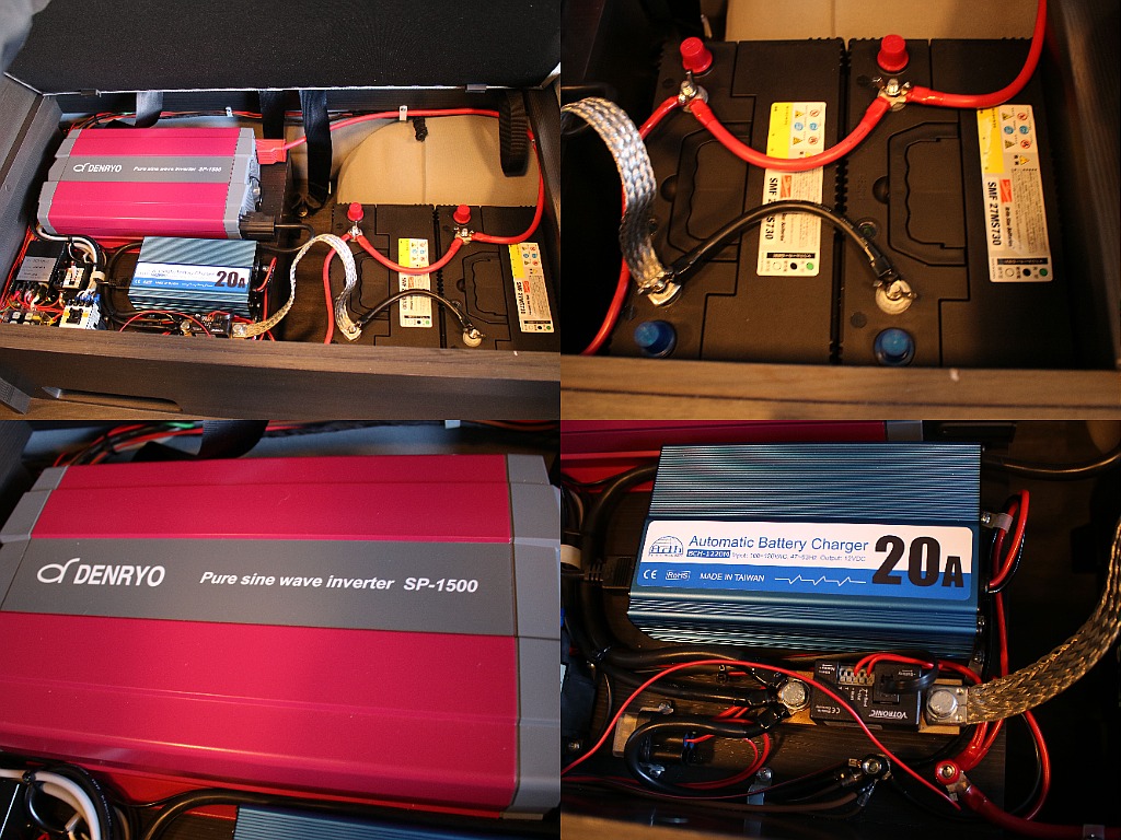 サブバッテリーシステム搭載！追加でサブバッテリー増設してます！