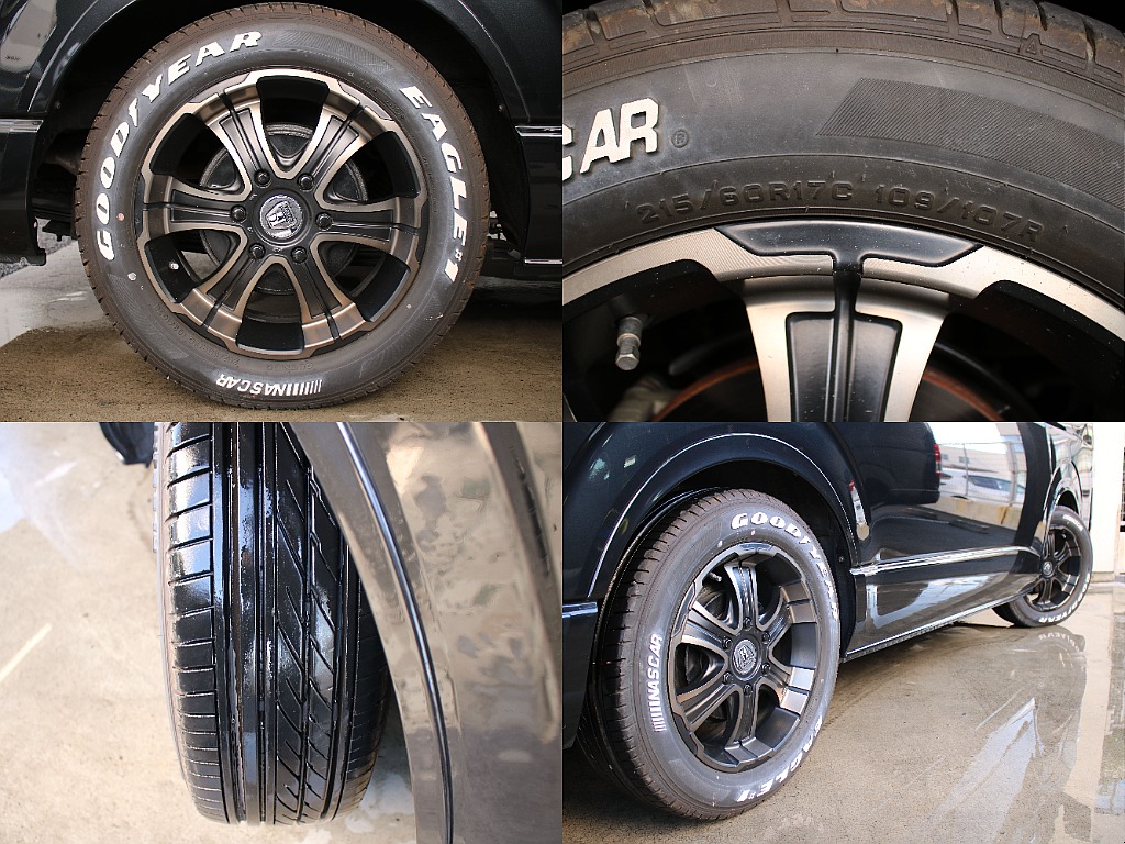 バルベロディープスアルミホイールにグッドイヤーナスカータイヤ１７インチ装備してます！