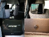 アルパイン製のヘッドレストモニター装備してます！
