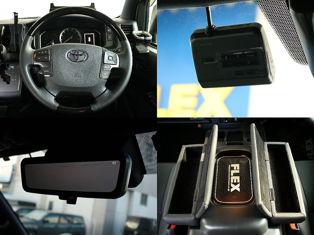 人気のデジタルインナーミラーにナビ連動のドラレコも付いてます！