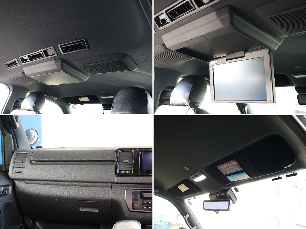 純正フリップダウンモニターが装備されてます！