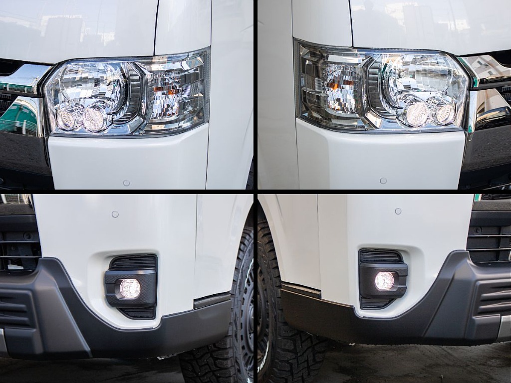 ヘッドライト、フォグランプ共にLEDです！夜間でも明るく照らしてくれます！