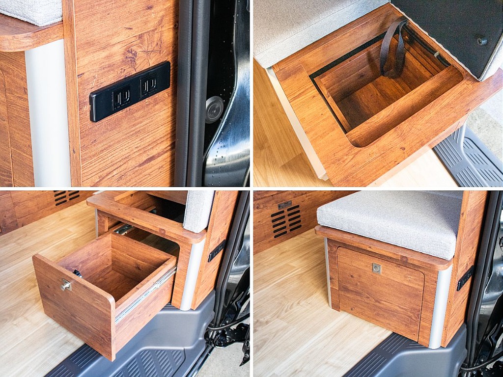 便利な収納スペース沢山あります！様々なシーンでお使いいただけます！