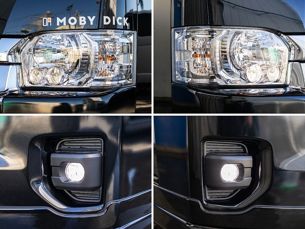 ヘッドライト、フォグランプ共にLEDです！夜間でも明るく照らしてくれます！