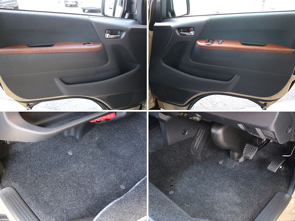 運転席・助手席の足元のお写真です！登録済みの未使用車になります！