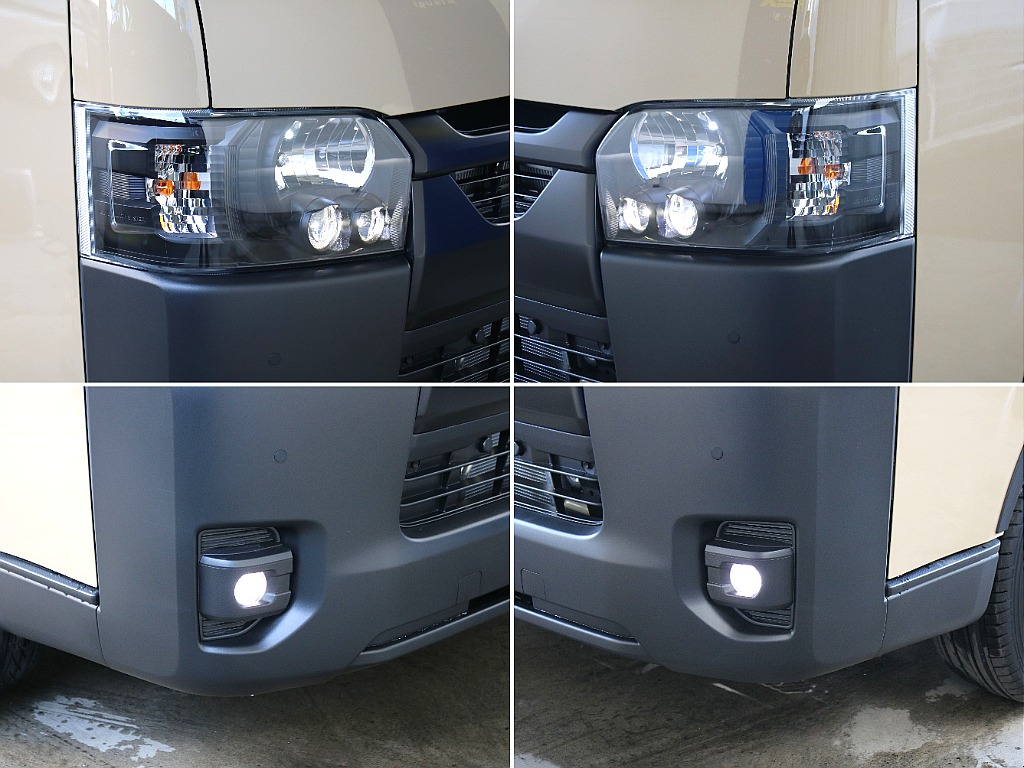 ヘッドライトインナーブラック塗装してます！